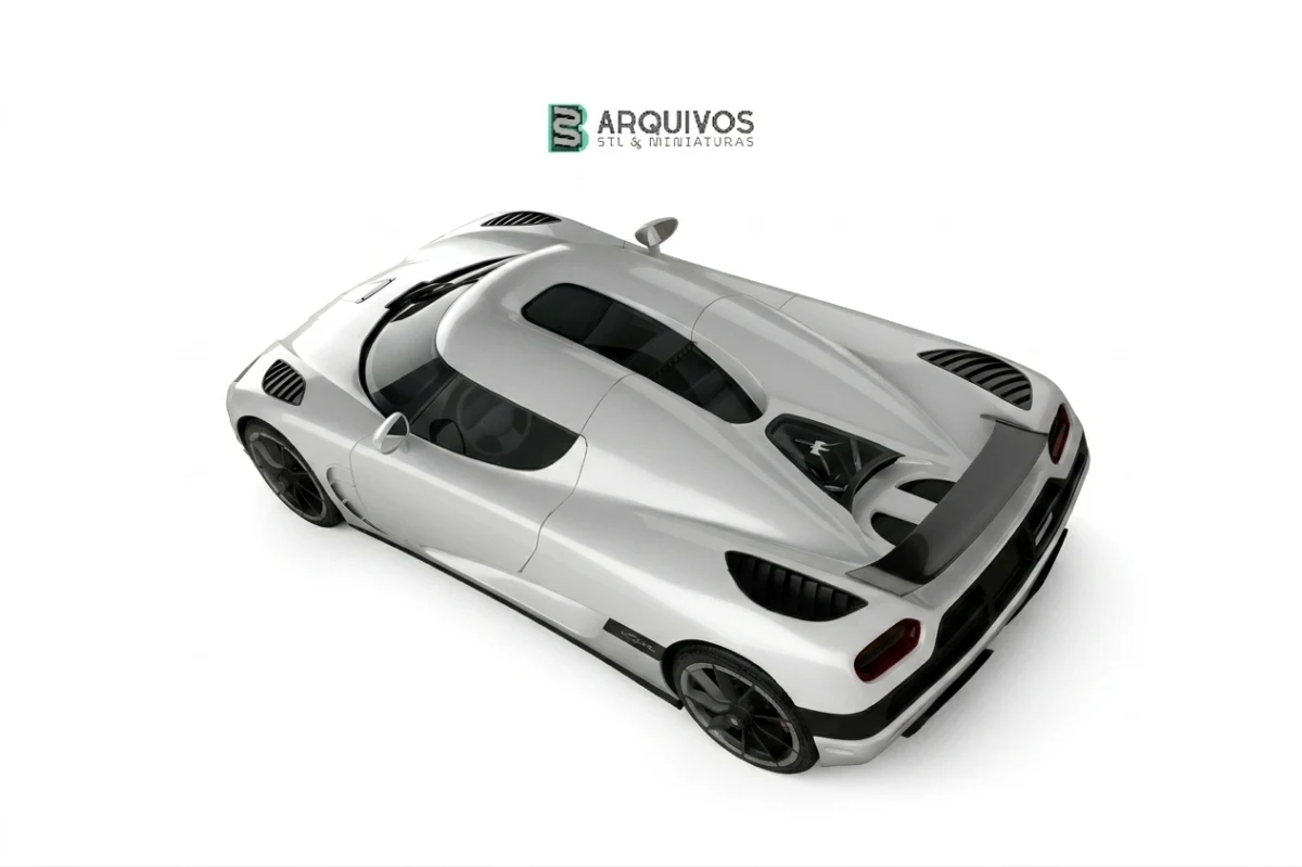 Modelo 3D STL - Koenigsegg Agera 2011 — foto 5